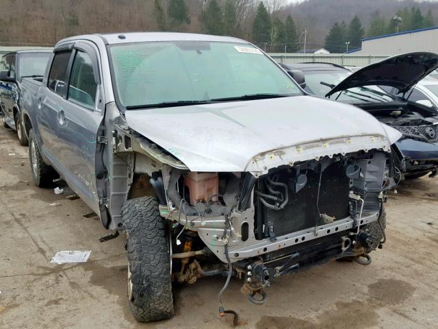 5TFDY5F12AX129549 - 2010 TOYOTA TUNDRA CRE SILVER photo 1