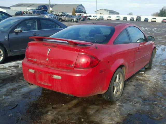 1G2AL15F787226574 - 2008 PONTIAC G5 SE RED photo 4