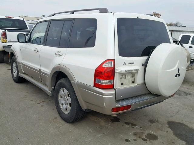 JA4MW51S64J008613 - 2004 MITSUBISHI MONTERO LI WHITE photo 3