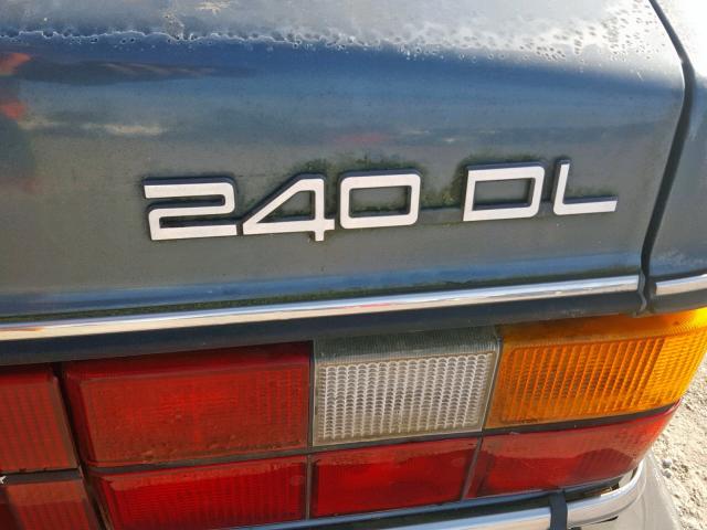 YV1AA8844L1409148 - 1990 VOLVO 240 BASE BLUE photo 9