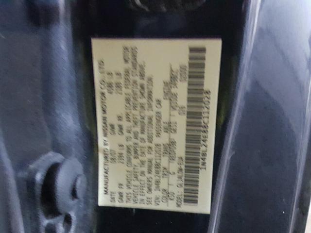 1N4BL24E88C112028 - 2008 NISSAN ALTIMA 3.5 GRAY photo 10