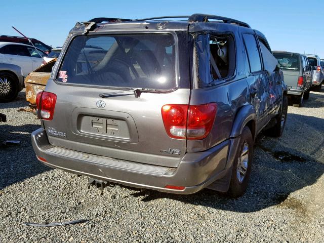 5TDZT38A25S252768 - 2005 TOYOTA SEQUOIA LI GRAY photo 4