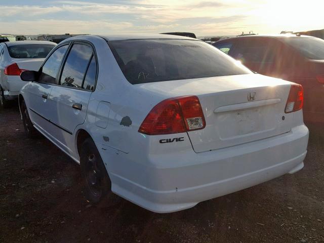 1HGES16384L002866 - 2004 HONDA CIVIC DX V WHITE photo 3