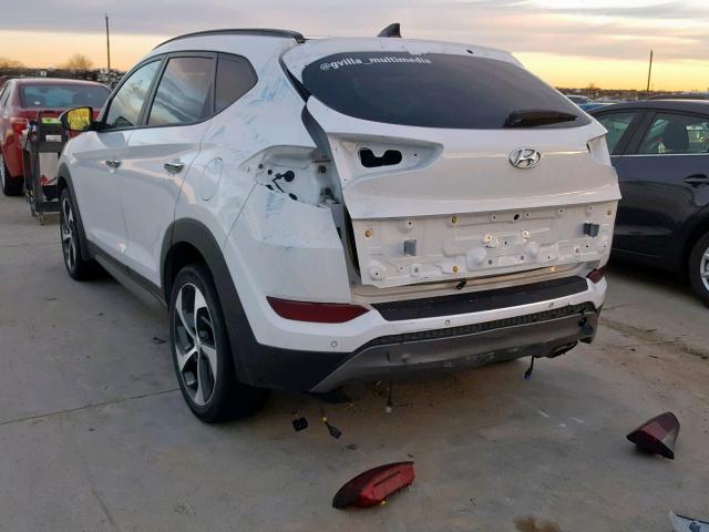 KM8J33A25GU262155 - 2016 HYUNDAI TUCSON LIM WHITE photo 3