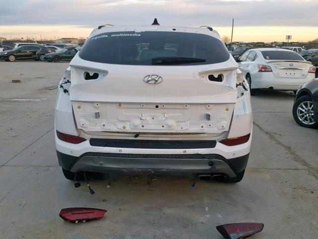 KM8J33A25GU262155 - 2016 HYUNDAI TUCSON LIM WHITE photo 9