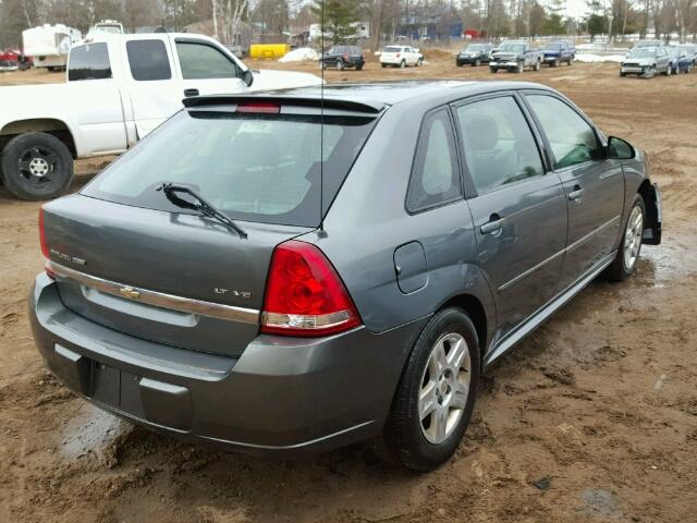 1G1ZT61866F209618 - 2006 CHEVROLET MALIBU MAX 灰色 照片 4