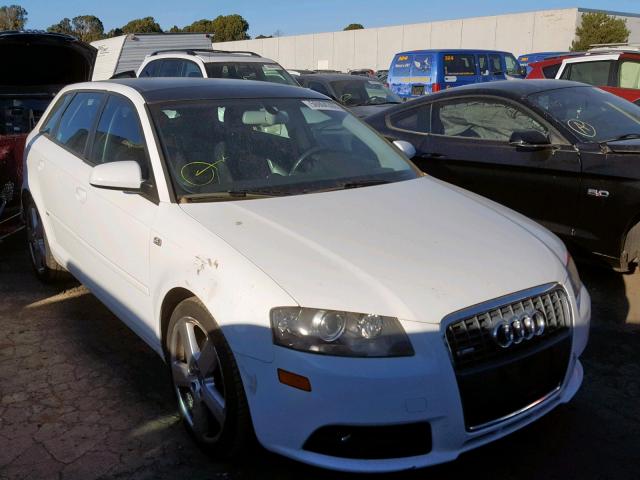 WAUKD78P77A218560 - 2007 AUDI A3 S-LINE WHITE photo 1