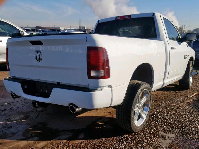 3C6JR6CT4HG681197 - 2017 RAM 1500 SPORT WHITE photo 4