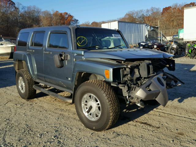 5GTDN136668162999 - 2006 HUMMER H3 BLUE photo 1