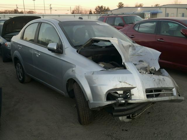 KL1TG5DE8BB244330 - 2011 CHEVROLET AVEO LT SILVER photo 1