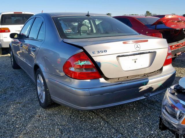 WDBUF56J76A758559 - 2006 MERCEDES-BENZ E 350 GRAY photo 3