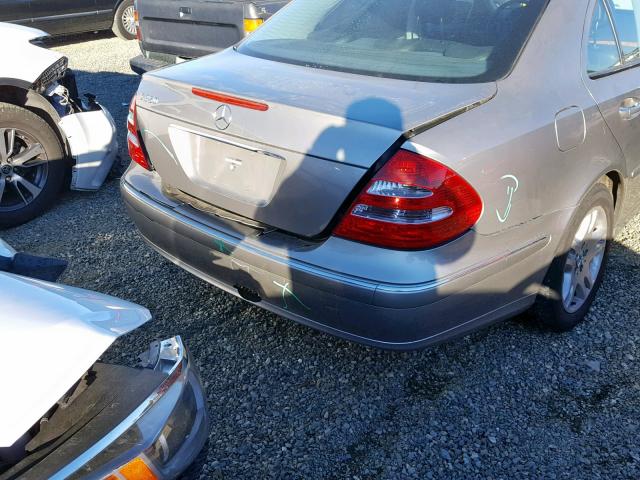 WDBUF56J76A758559 - 2006 MERCEDES-BENZ E 350 GRAY photo 9