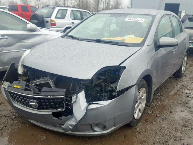 3N1AB61E98L613912 - 2008 NISSAN SENTRA 2.0 SILVER photo 2