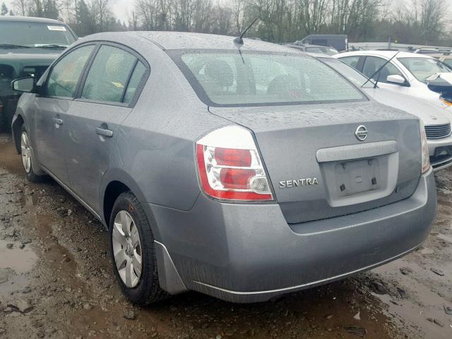 3N1AB61E98L613912 - 2008 NISSAN SENTRA 2.0 SILVER photo 3