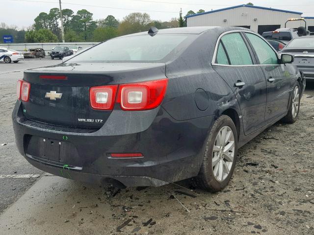 1G11H5SL2EF245140 - 2014 CHEVROLET MALIBU LTZ BLACK photo 4