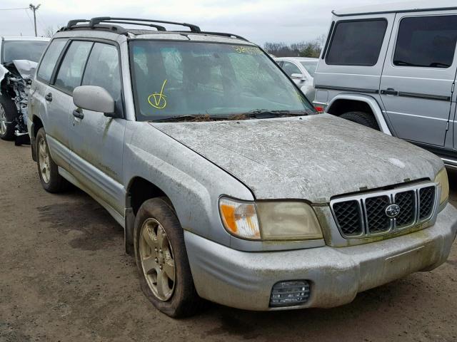 JF1SF65692H724223 - 2002 SUBARU FORESTER S SILVER photo 1