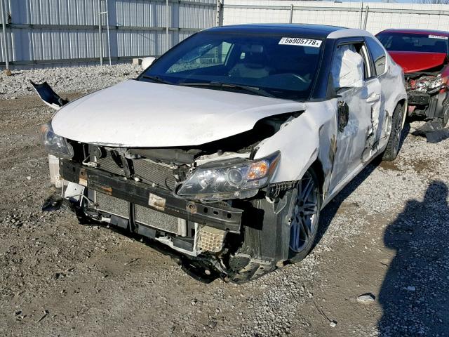 JTKJF5C70B3020171 - 2011 TOYOTA SCION TC თეთრი ფოტო 2
