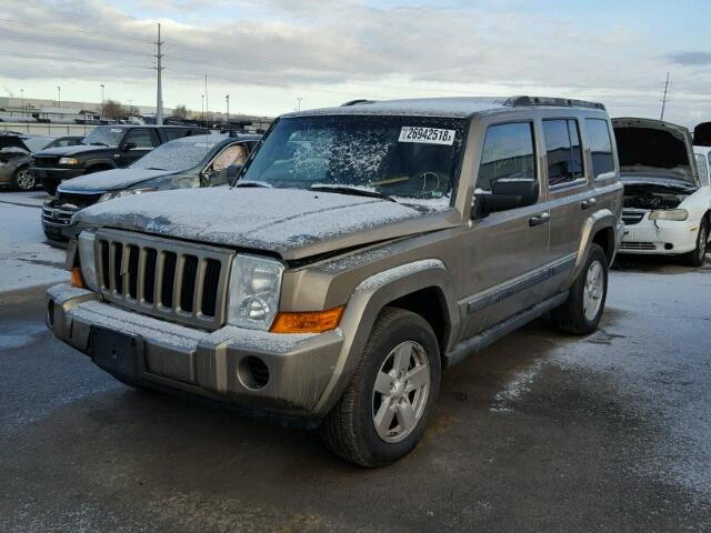 1J8HH48KX6C174280 - 2006 JEEP COMMANDER Qızıl foto 2