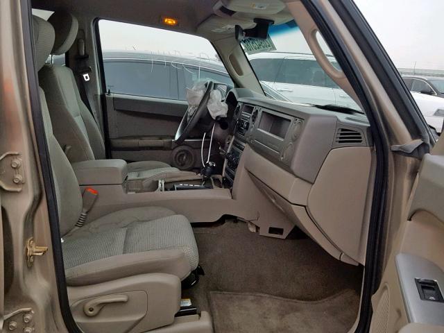 1J8HH48KX6C174280 - 2006 JEEP COMMANDER Qızıl foto 5