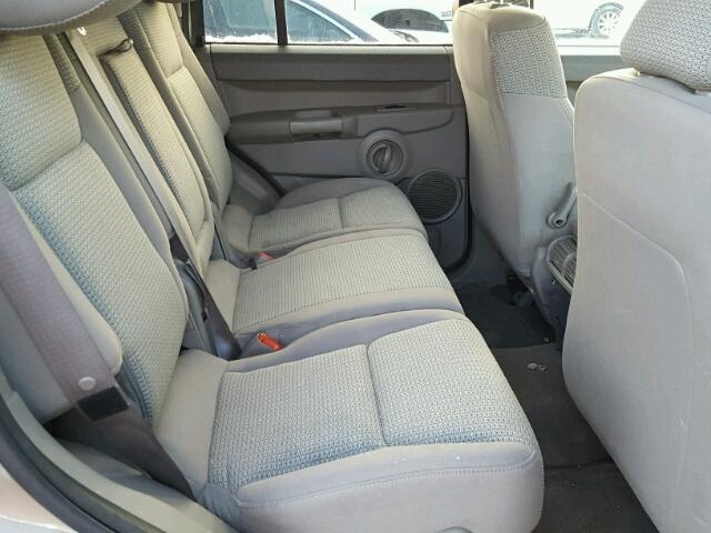1J8HH48KX6C174280 - 2006 JEEP COMMANDER Qızıl foto 6