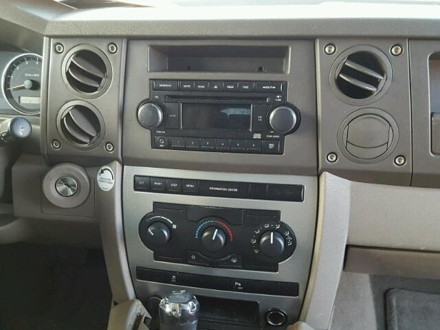 1J8HH48KX6C174280 - 2006 JEEP COMMANDER Qızıl foto 9