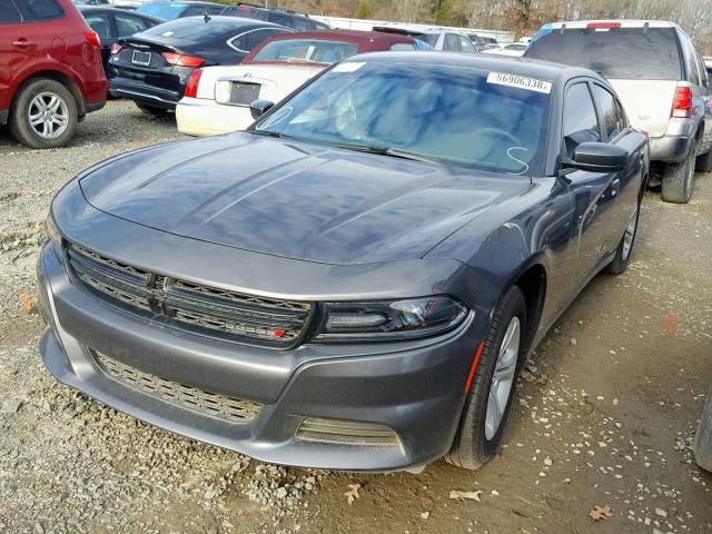 2C3CDXBG9JH170069 - 2018 DODGE CHARGER SX GRAY photo 2