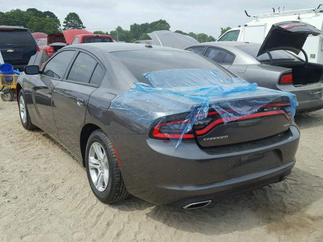 2C3CDXBG9JH170069 - 2018 DODGE CHARGER SX GRAY photo 3