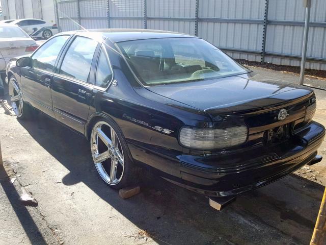 1G1BL52P9SR191075 - 1995 CHEVROLET IMPALA  SS BLACK photo 3