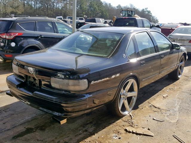 1G1BL52P9SR191075 - 1995 CHEVROLET IMPALA  SS BLACK photo 4