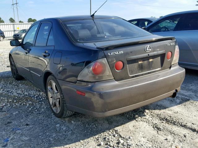 JTHBD192220056613 - 2002 LEXUS IS 300 BLACK photo 3