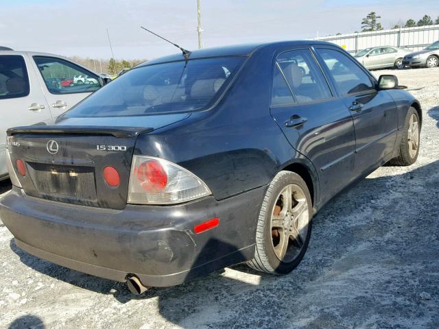 JTHBD192220056613 - 2002 LEXUS IS 300 BLACK photo 4