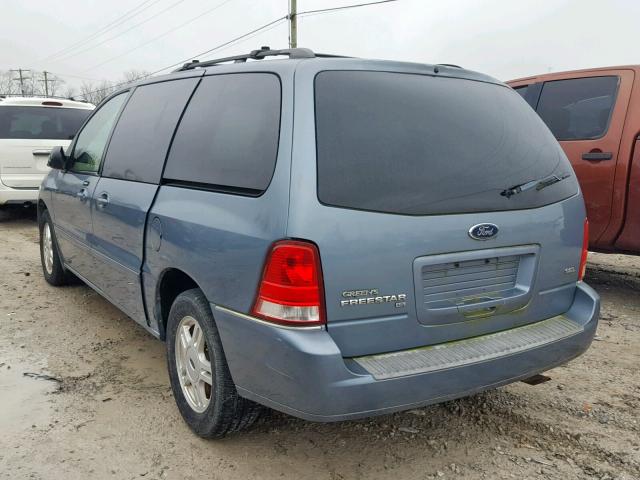 2FMZA52274BA40902 - 2004 FORD FREESTAR S BLUE photo 3