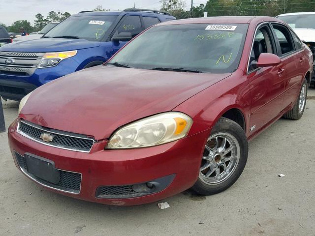 2G1WD58C369206303 - 2006 CHEVROLET IMPALA SUP 勃艮第红 照片 2