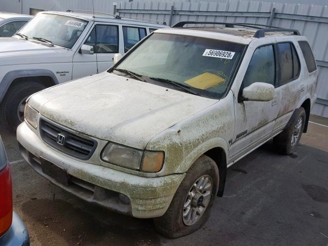 4S6DM58W2Y4406798 - 2000 HONDA PASSPORT E WHITE photo 2