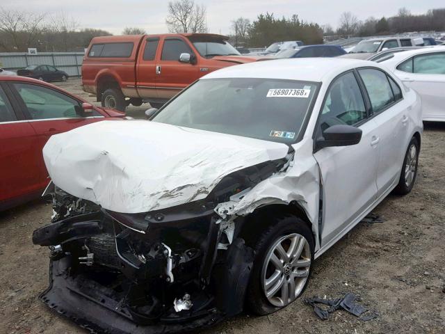 3VW2K7AJ5FM254812 - 2015 VOLKSWAGEN JETTA BASE Սպիտակ լուսանկար 2