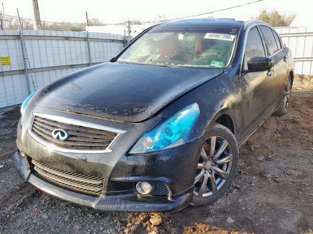 JN1CV6AR0BM403375 - 2011 INFINITI G37 BLACK photo 2