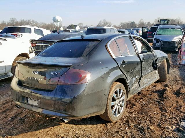 JN1CV6AR0BM403375 - 2011 INFINITI G37 BLACK photo 4