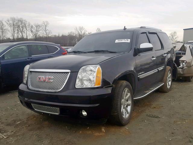 1GKFK63887J340692 - 2007 GMC YUKON DENA BLACK photo 2