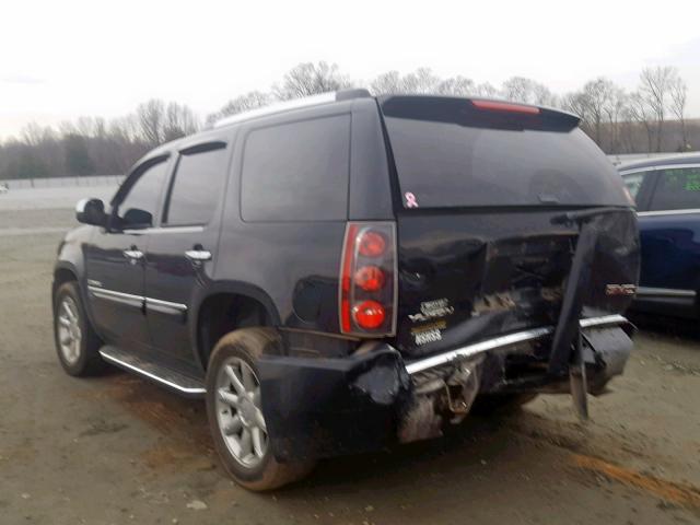 1GKFK63887J340692 - 2007 GMC YUKON DENA BLACK photo 3