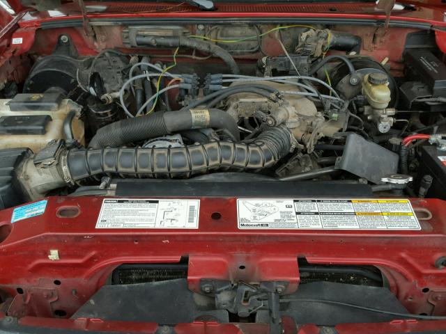 4F4YR16V3YTM01609 - 2000 MAZDA B3000 TROY RED photo 7