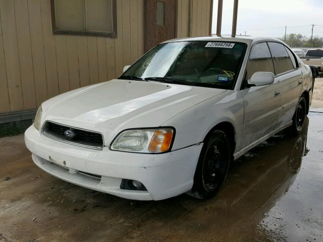 4S3BE635536213421 - 2003 SUBARU LEGACY L WHITE photo 2