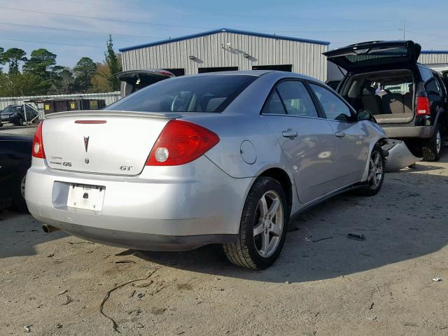 1G2ZH57N294168831 - 2009 PONTIAC G6 GT SILVER photo 4