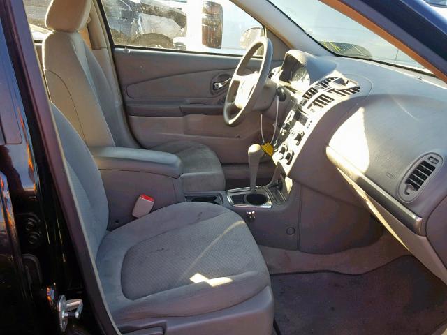 1G1ZS51F26F236634 - 2006 CHEVROLET MALIBU LS შავი ფოტო 5