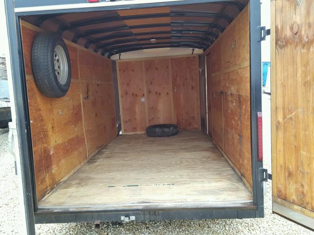 4RACS1427EC038109 - 2014 CARGO TRAILER WHITE photo 6