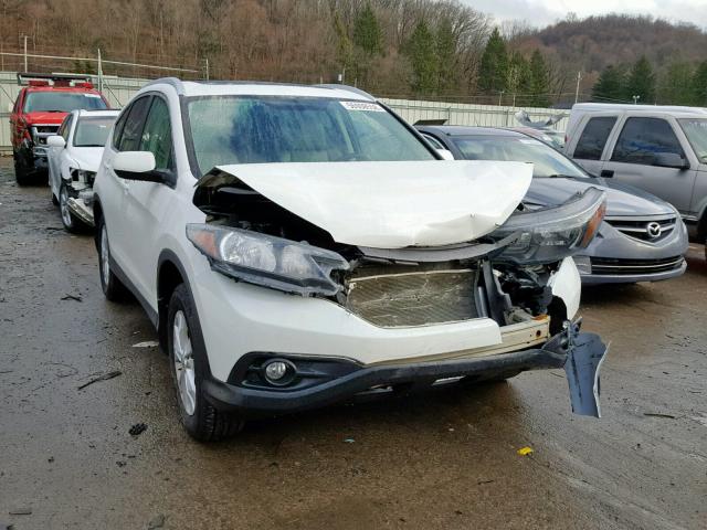 5J6RM4H75CL078551 - 2012 HONDA CR-V EXL WHITE photo 1