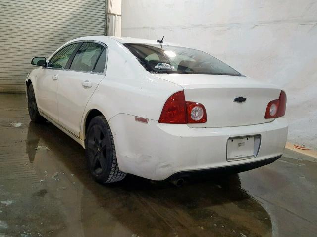 1G1ZH57BX84203401 - 2008 CHEVROLET MALIBU 1LT WHITE photo 3