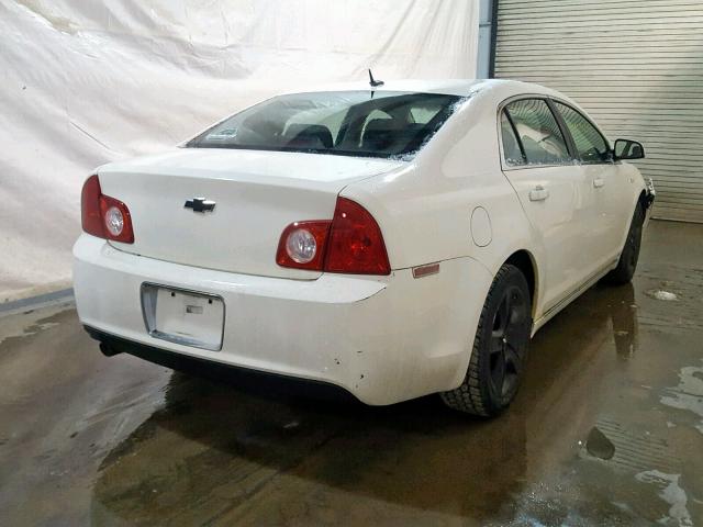 1G1ZH57BX84203401 - 2008 CHEVROLET MALIBU 1LT WHITE photo 4