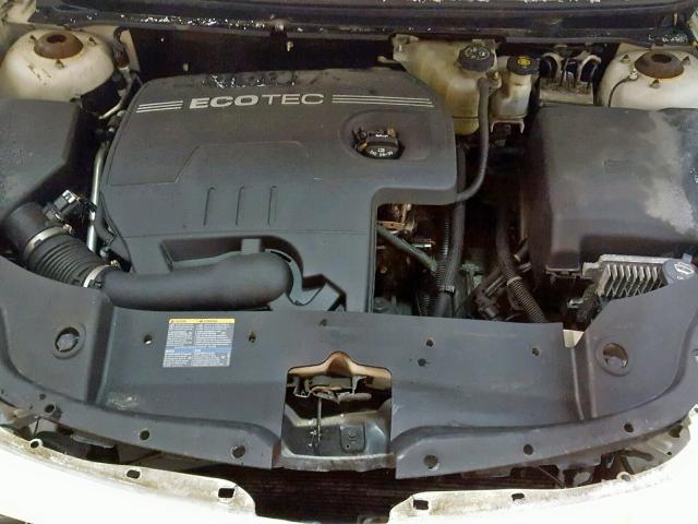 1G1ZH57BX84203401 - 2008 CHEVROLET MALIBU 1LT WHITE photo 7