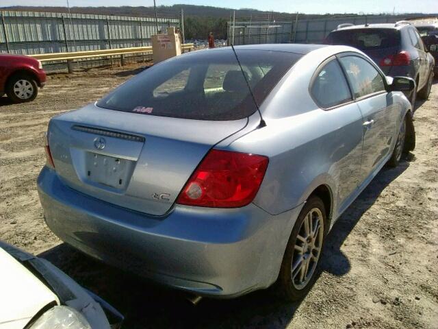 JTKDE177460066208 - 2006 TOYOTA SCION TC ლურჯი ფოტო 4