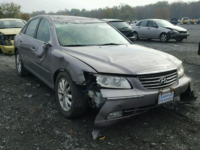 KMHFC46F46A108169 - 2006 HYUNDAI AZERA SE GRAY photo 1